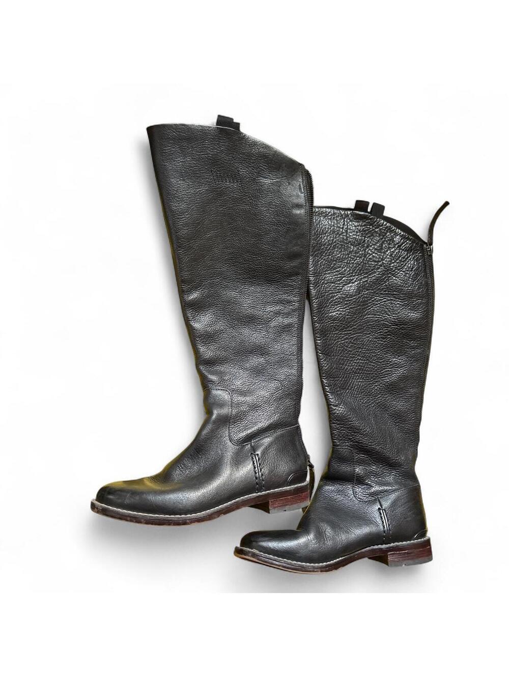 Franco Sarto Women's Black and Brown Boot